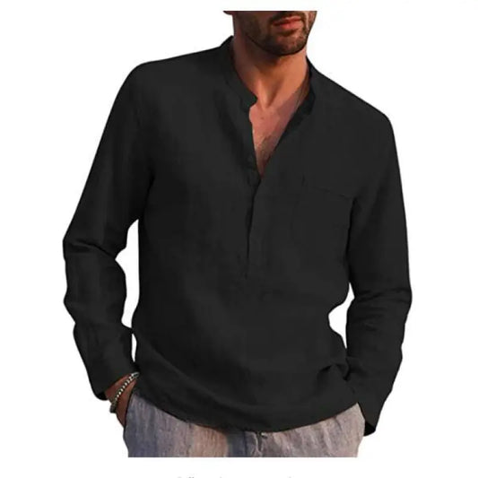 Camisa Hombre Algodón Transpirable-Melviana-