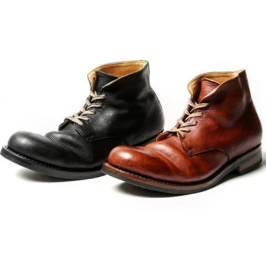 Botas Mujer Piel Vintage Suela Robust-Melviana-