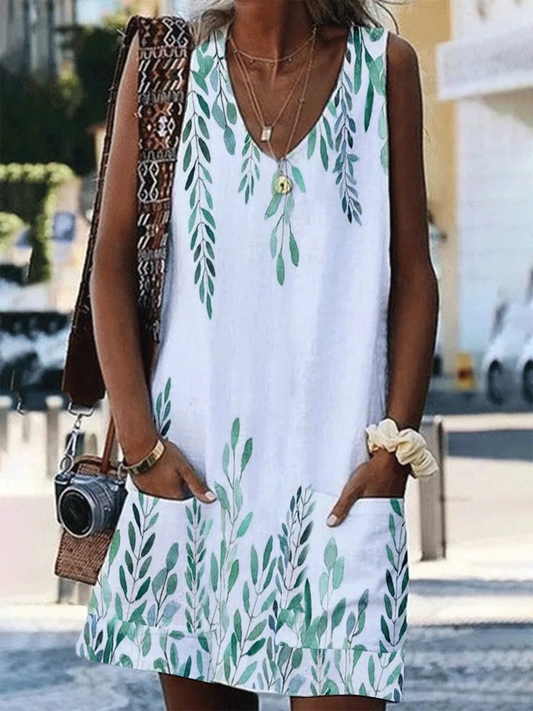 Vestido Mujer Sin Mangas Fresco-Melviana-