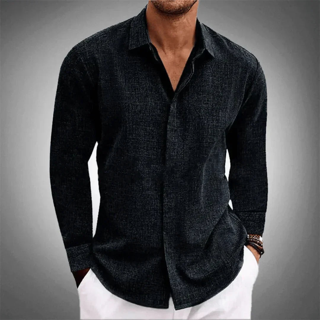 Camisa Hombre Lino Ligera Exclusiva-Melviana-