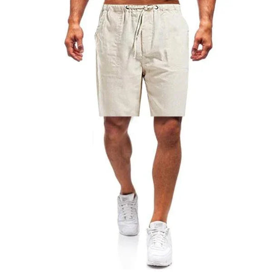Pantalones Cortos Hombre Algodón Sueltos-Melviana-