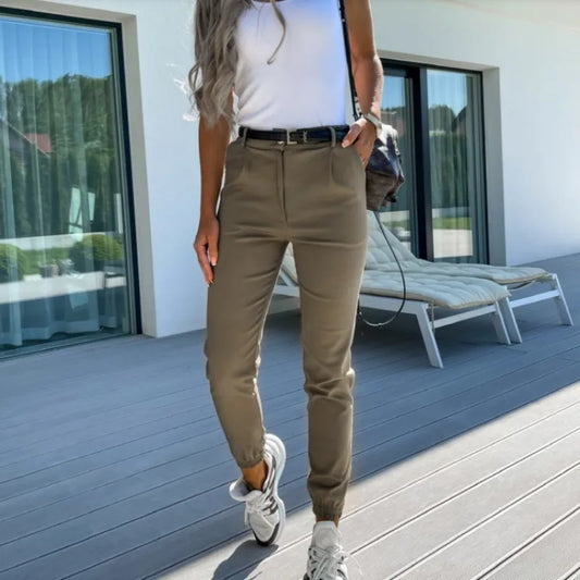 Pantalones Mujer Elasticos Modernos-Melviana-