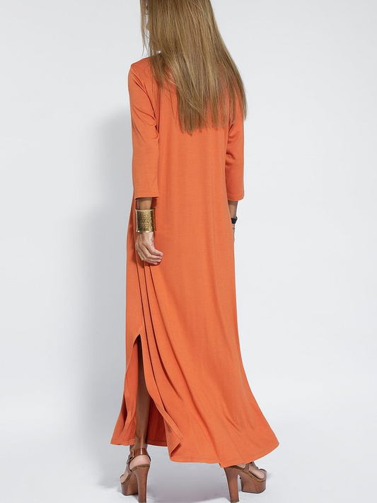 Vestido Mujer Escote V Cómodo-Melviana-