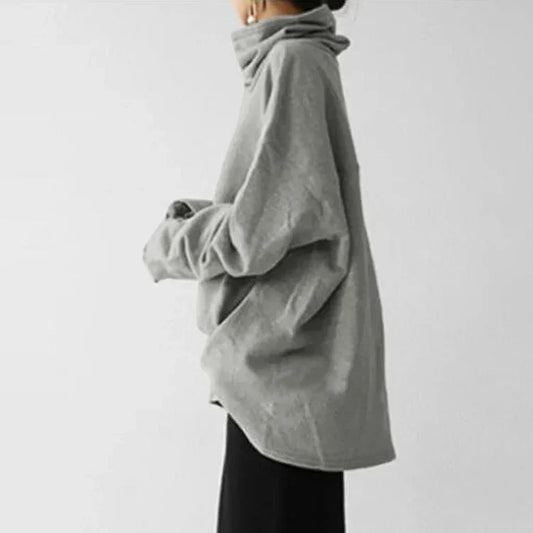 Sudadera Mujer Alta Suave Chic-Melviana-