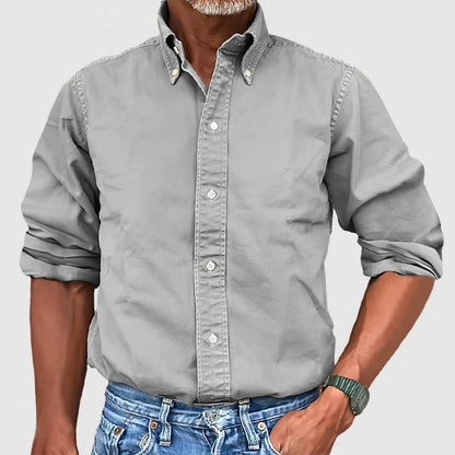 Camisa Hombre Algodón Vintage Premium-Melviana-