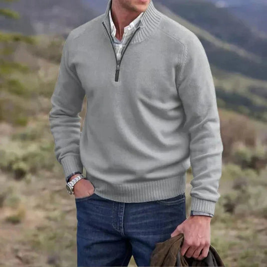 Jersey Hombre Cachemira Cremallera-Melviana-