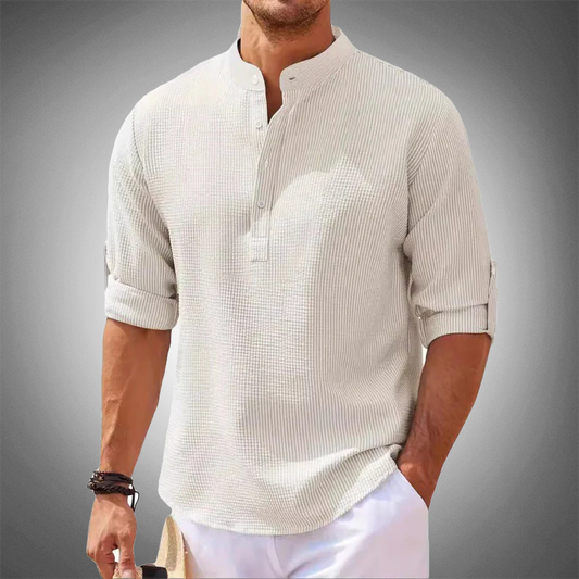 Camisa Hombre Lino Elegante Clásica-Melviana-