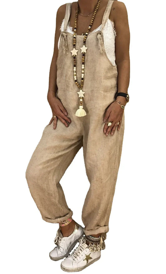 Pantalón Holgado Mujer Ligero Verano-Melviana-
