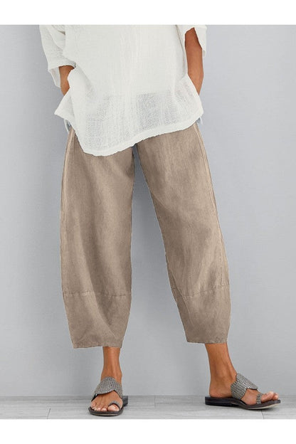 Pantalones Mujer Algodón Holgados-Melviana-