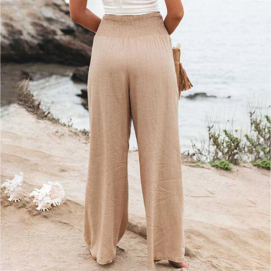 Pantalones Mujer Alta Costura Elásticos-Melviana-