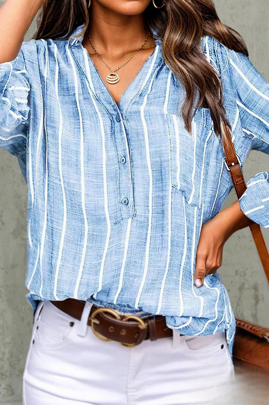 Camisa Mujer Ligera Rayas Vintage-Melviana-