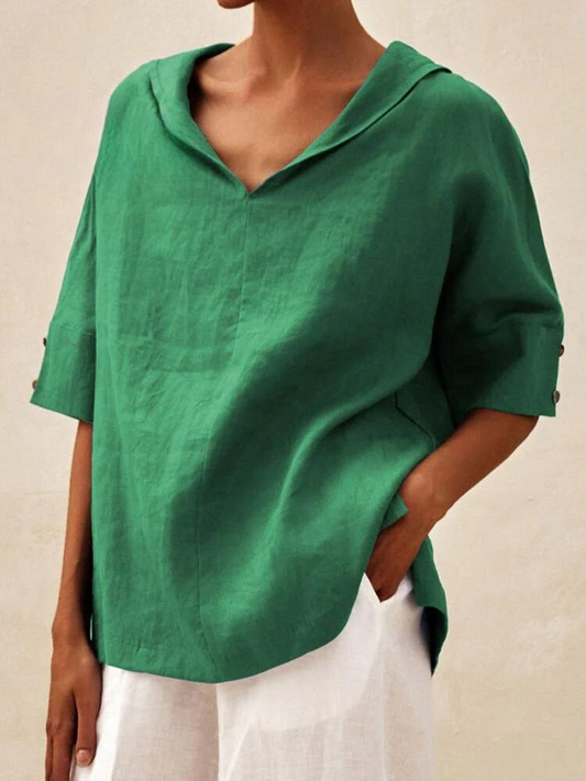 Camisa Mujer Algodón Atemporal-Melviana-