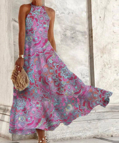 Vestido Halter Elegante Para Mujer-Melviana-