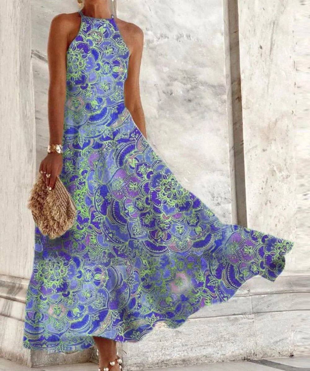 Vestido Halter Elegante Para Mujer-Melviana-