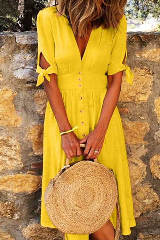 Vestido Mujer Tejido Elegante Hebilla-Melviana-