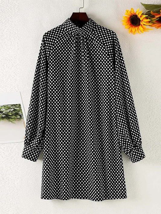 Vestido Mujer Tejido Suave Lunares-Melviana-