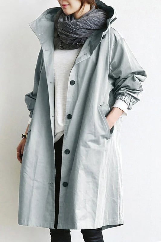 Chaqueta Mujer Impermeable Ajuste Cómodo-Melviana-