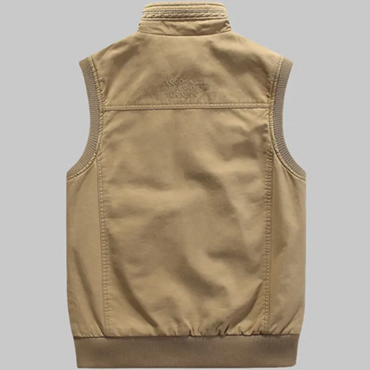Chaleco Hombre Vintage Multibolsillos-Melviana-