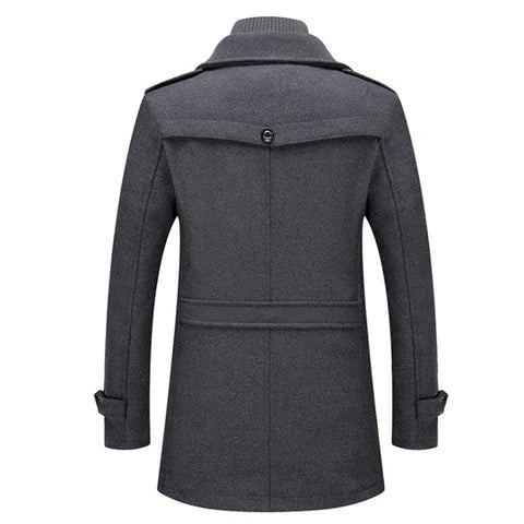 Abrigo Hombre Lana Elegante Ajuste-Melviana-