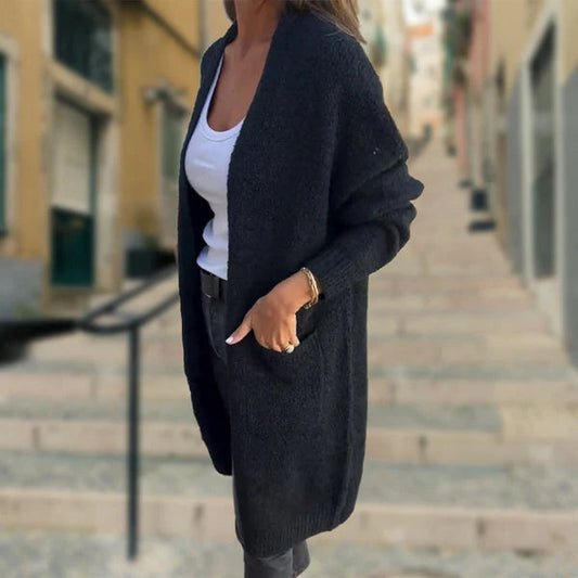 Cárdigan Mujer Elegante Abierto Versátil-Melviana-